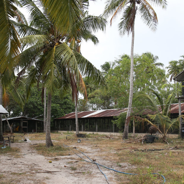 Fernando’s chicken farm, near his home in Kudamaduwella.