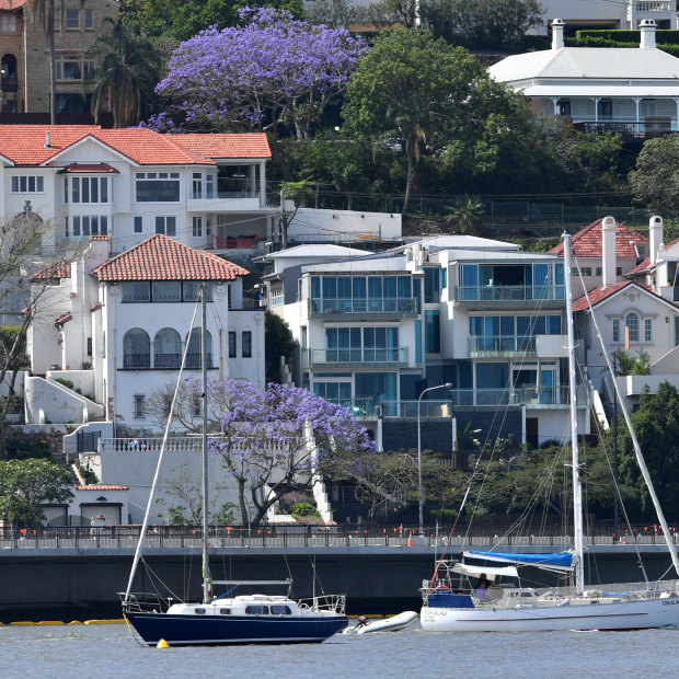 Properties on the north shore of the Brisbane River are some of the most sought-after in Brisbane.