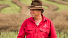 Canola Farmer Peter O’Connor can’t harvest in his wet fields. “The moisture levels were off the chart at the moment.”