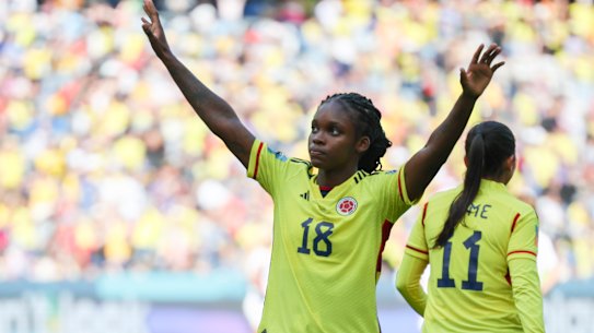 Colombian football star Linda Caicedo.