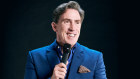 Rob Brydon rehearsing his show A Night Of Songs & Laughter, which he will tour around Australia in 2023.
