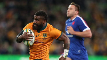 Marika Koroibete was arguably Australiaâ€™s best player in Melbourne. 