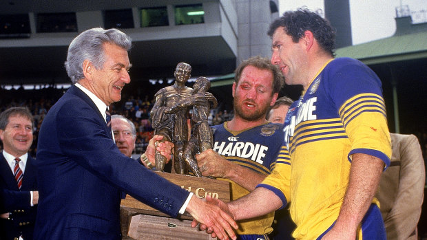 The Eels haven't won a competition since the late Bob Hawke was prime minister.