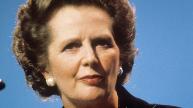 Prime Minster Margaret Thatcher.
