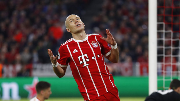 Unhappy hunting: Arjen Robben says Anfield has bad memories for him over the course of his career.