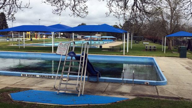 The Eureka pool in Ballarat.