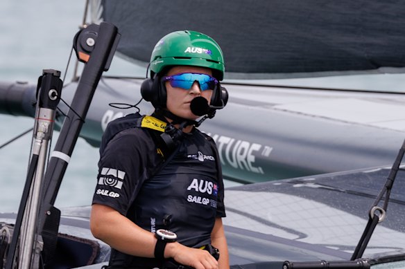 Tash Bryant will be the first Australian woman to compete in the America’s Cup’s main division. 
