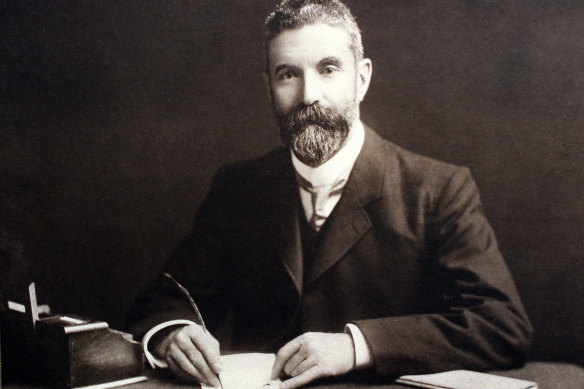 Alfred Deakin, the second prime minister of Australia.