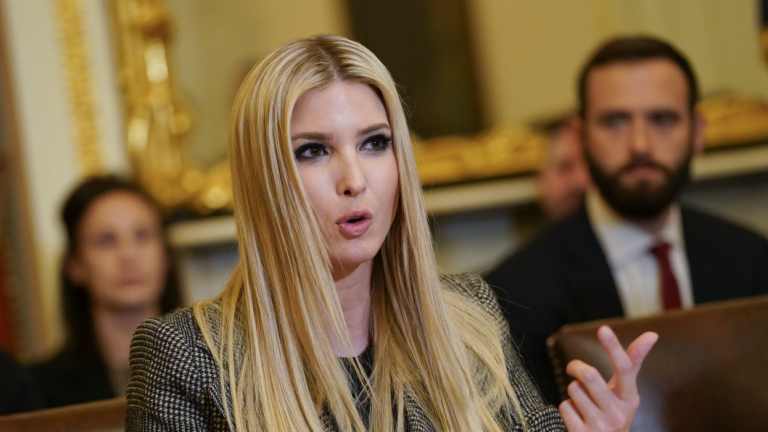 Ivanka Trump, the daughter and assistant to President Donald Trump.