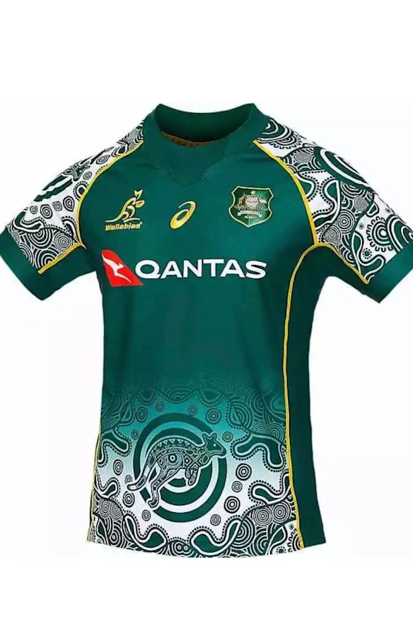 The 2020 Wallabies First Nations jersey.