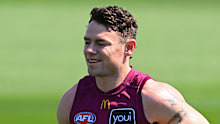 Lachie Neale at training this week.