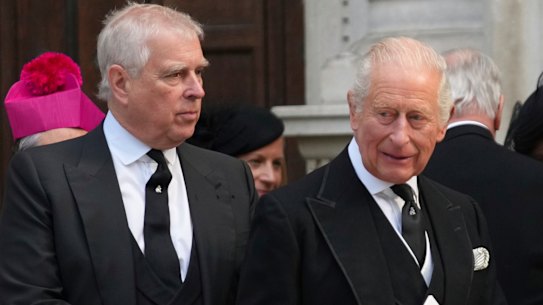 King Charles has moved to strip his younger brother Andrew of his titles and honours.