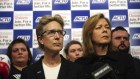 ACTU secretary Sally McManus (front left) said the IR laws had increased workers’ wages by $380 a year, or 0.5 per cent.