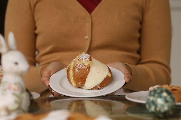 Cerin Pasticceria has added its own twist to the classic hot cross bun.
