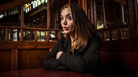 Scottish comedian Fern Brady at the launch of the 2022 Melbourne International Comedy Festival.