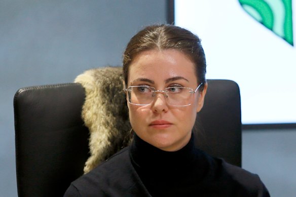 Suzannah Henty at Yoorrook Justice Commission.