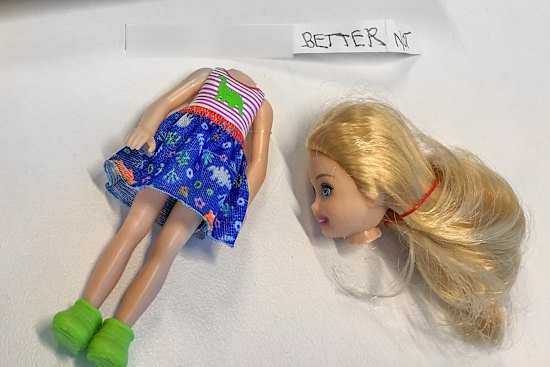 An apparent death threat mailed to Michael Bachelard after he wrote about how the Plymouth Brethren Christian Church covered up child sexual abuse. The note had the name of a victim-survivor on it. We’ve obscured it for legal reasons.