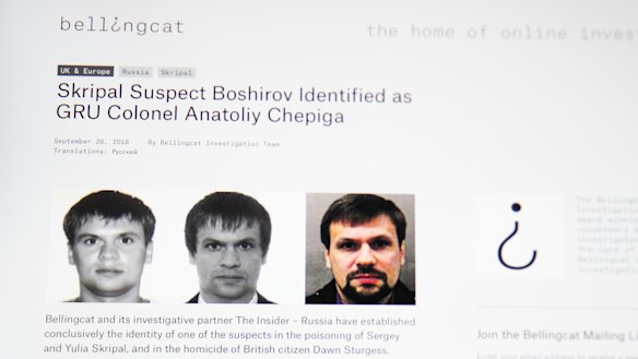 An investigative group in Britain named Bellingcat said one of the two suspects in the March poisoning of Sergei Skripal and his daughter in the U.K. is in fact Col. Anatoliy Chepiga with the Russian military intelligence agency GRU