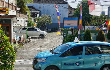 The Sari Club site in Kuta.