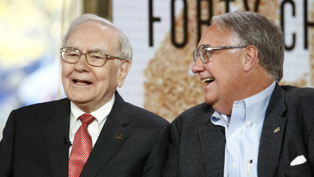Warren Buffett, left, has named Howard, right, as his successor to take over the non-executive directorship of his investment company when he dies.