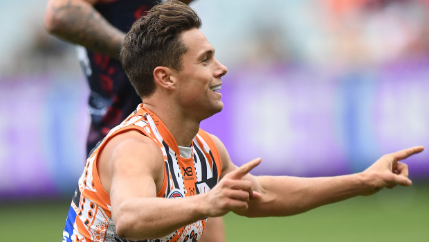 Josh Kelly is among the Giants players who have benefited from a more conservative injury management plan this year.