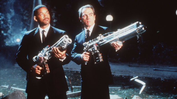 A different world: Tommy Lee Jones and Will Smith in Men In Black.