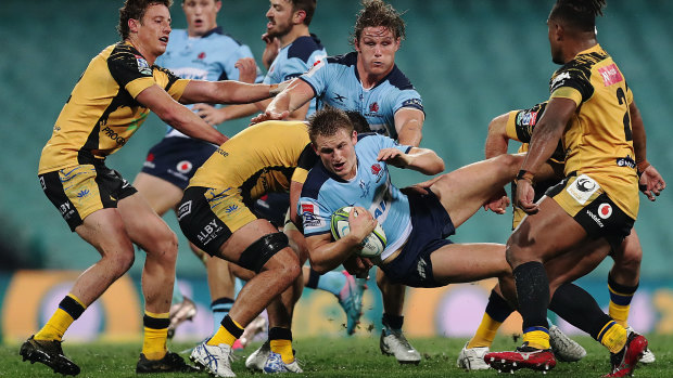 The Waratahs v Force game was the highest rating fixture in the first five rounds of the Super Rugby AU season.