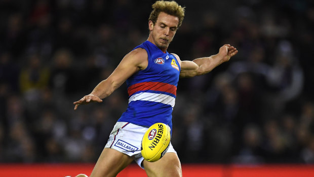 Mitch Wallis played the last 10 games of the season and was important in the Bulldogs' upturn in form. 