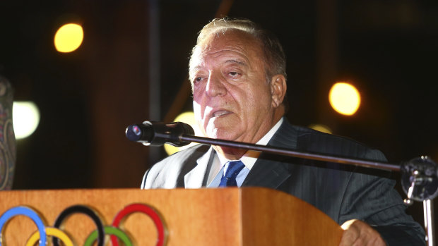 Long-time former IWF president Tamas Ajan.