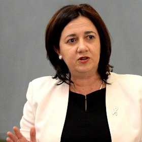 Annastacia Palaszczuk during her first term as Queensland’s premier.