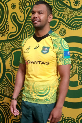 Proud moment: Kurtley Beale says the Wallabies will be delighted to wear the Indigenous jersey against England at Twickenham. 