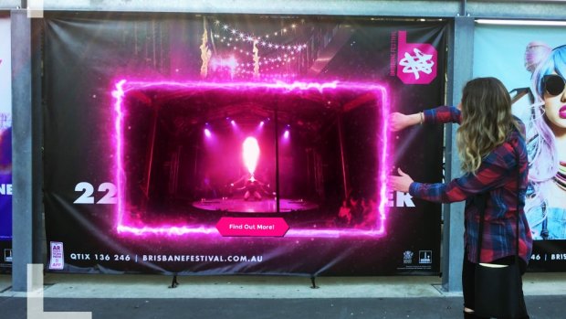 Augmented reality experiences are part of the 2017 Brisbane Festival