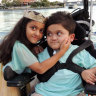Shaffan (right), 9, has a rare genetic condition that meant his family faced deportation to Pakistan before Immigration Minister Andrew Giles intervened.