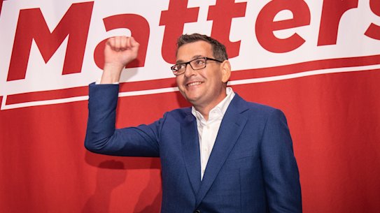 Premier Daniel Andrews launches the Labor election campaign.