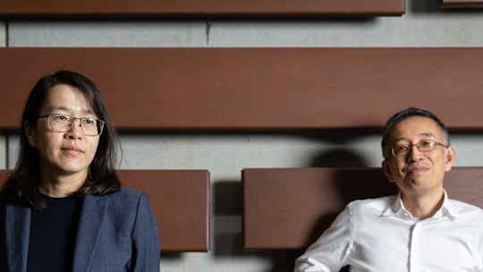 Qinghua Lu (left) and Liming Zhu who lead CSIRO’s Data61 Responsible AI team. 