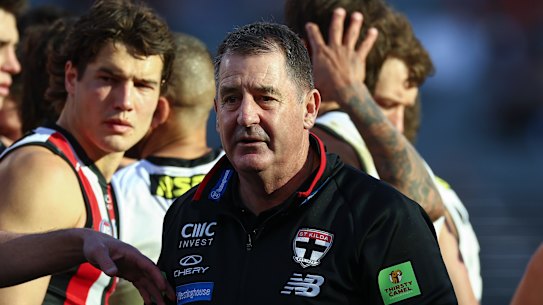 Ross Lyon continues the job of rebuilding St Kilda.