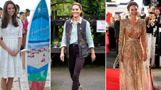 Kate Middleton’s approach to dressing in the public eye incorporates the theme of the event she’s attending with her own understated approach.