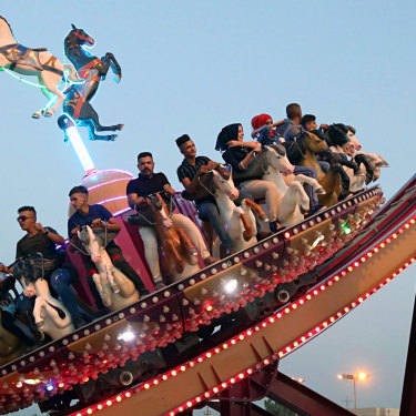 Eid ai-Fitr celebrations in Baghdad, Iraq.