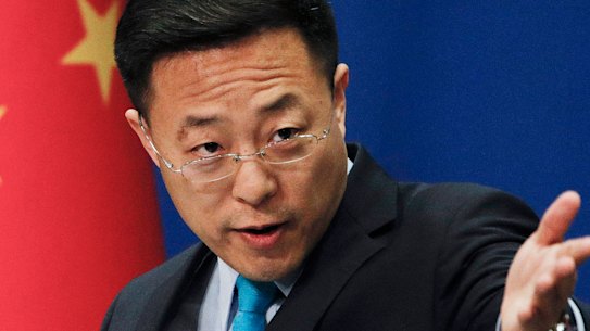 Chinese foreign ministry spokesperson, Zhao Lijian: “Forming closed and exclusive ‘cliques’ targeting other countries runs counter to the trend of the times ... wins no support and is doomed to fail.”  