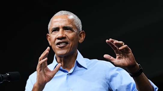 L'ex presidente Barack Obama.