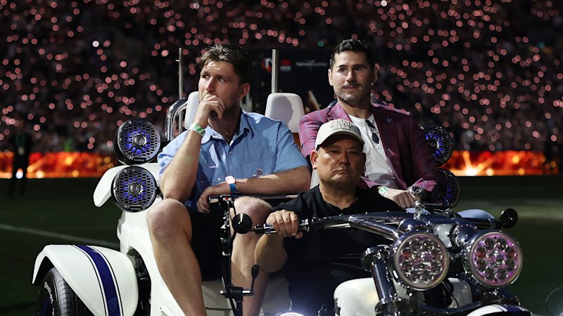 Moving or exploitative? The verdict on the NRL’s grand final pre-match show