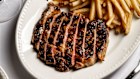 Sydney’s 24 York’s steak frites is made with O’Connor scotch fillet.