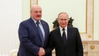 Alexander Lukashenko at the Kremlin with Vladimir Putin last Friday.