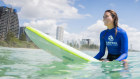 Bond University student Julia Senz’s first assignment topic was to compare surf culture with Aboriginal saltwater culture. 