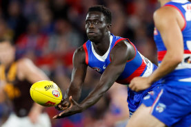 The Western Bulldogs have dropped Buku Khamis for their round nine clash with Richmond.