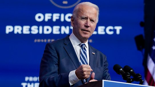 President-elect Joe Biden said his transition team's efforts were proceeding smoothly, despite Republicans' refusal to acknowledge defeat. 
