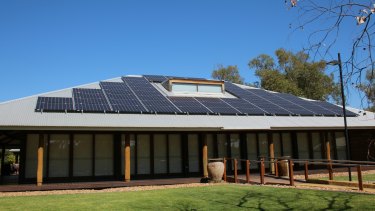 Solar panels at Taronga Zoo.