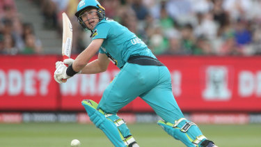 Marnus Labuschagne shared a dressing room with AB de Villiers when playing for the Heat in the Big Bash.