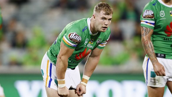 Hudson Young realised a dream in his Canberra Raiders debut.