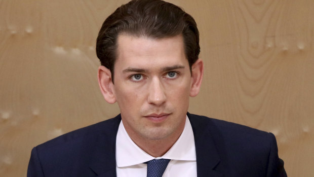 Ousted: Austrian Chancellor Sebastian Kurz.